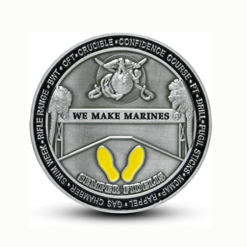 USMC Marine Corps Recruit Depot Parris Island Challenge Coin