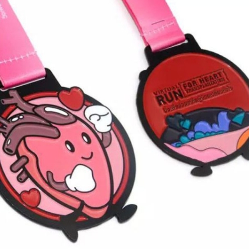 Custom Sport medal with Ribbons factory Direct sale
