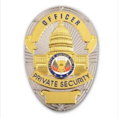Badge de police de l‘Amérique, pompier, badge d‘urgence, haute qualité