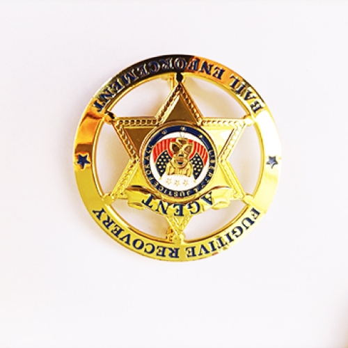 Souvenir enamel security military Police badge