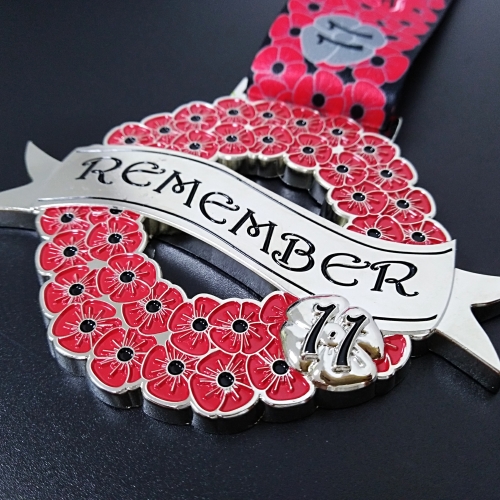 High Quality Customized Virtual Run metal Medals from China factory