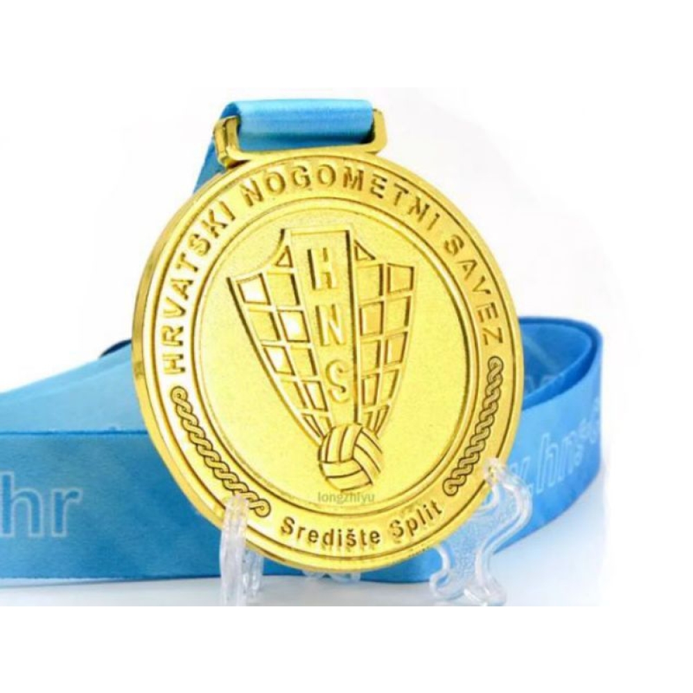 Custom Sport medal with Ribbons factory Direct sale