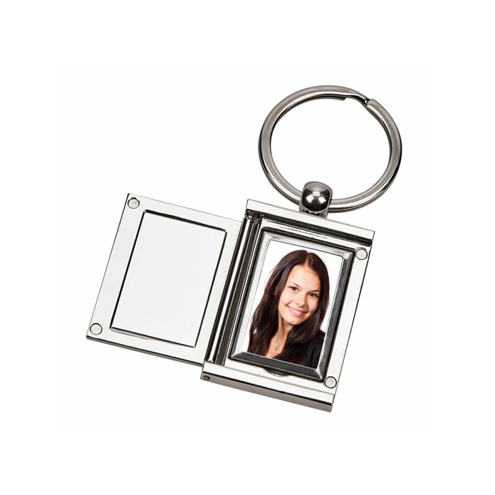 Custom Shaped  Steelless silver Plated Keychain