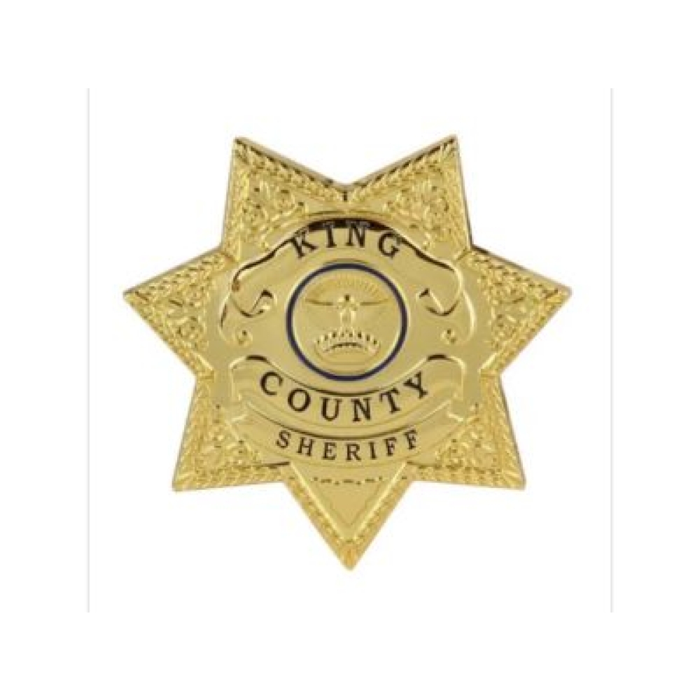 Sheriff Badge Personalized Police Star Gold Silver Lapel Pin Soft Enamel Pin Badge