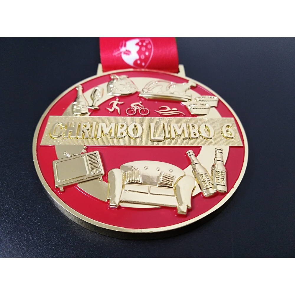 Design Your Own Luxury Custom Gold Award Marathon Running Custom Metal Sport Medal
