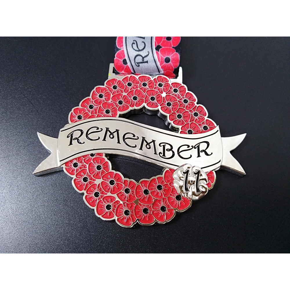 High Quality Customized Virtual Run metal Medals from China factory