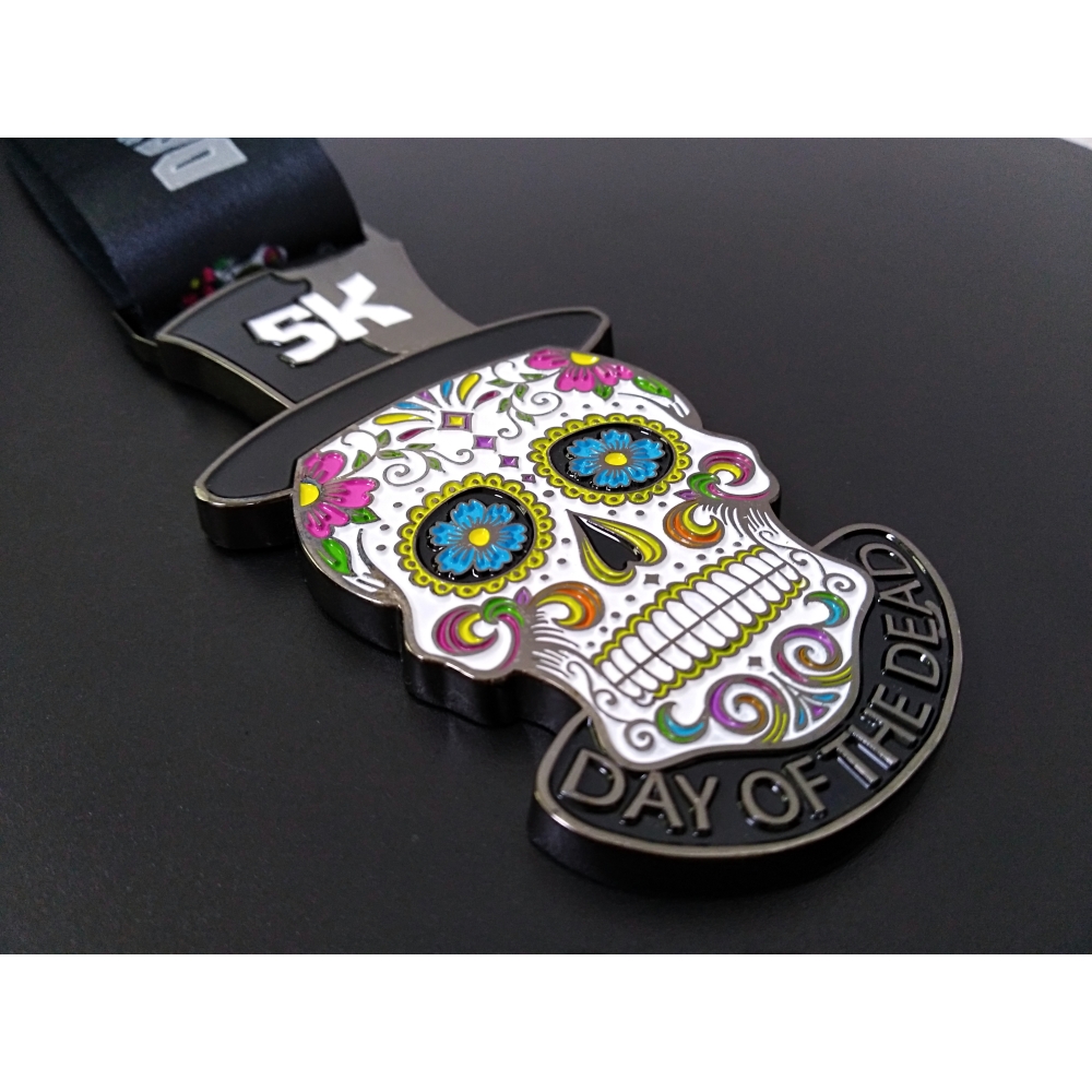 Custom Soft Enamel Die Casting Zinc Alloy Gold Silver Bronze Sports Medals